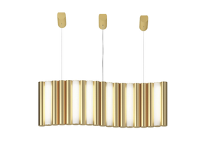 GAMMA L19 - LED brass pendant lamp _ CVL Luminaires